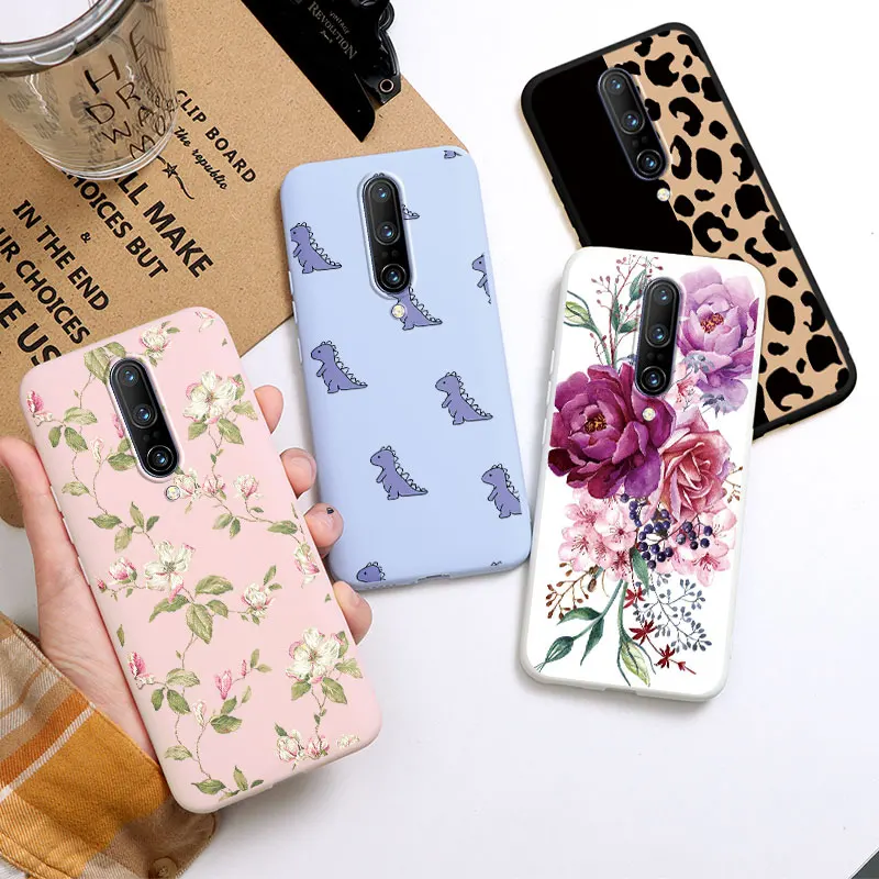 For Oneplus 7 Pro Case Flower Soft TPU Phone Back Cover Cases For One Plus 7T Pro 1+ 7 T oneplus7T oneplus7 Silicone Coque Funda