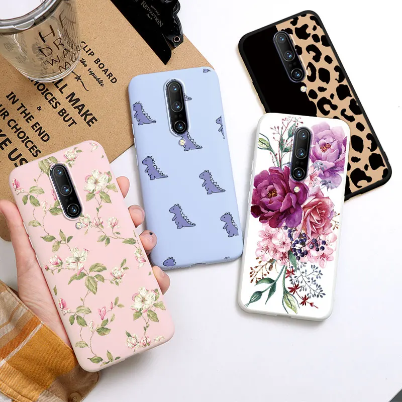 for oneplus 7 pro case flower soft tpu phone back cover cases for one plus 7t pro 1 7 t oneplus7t oneplus7 silicone coque funda free global shipping