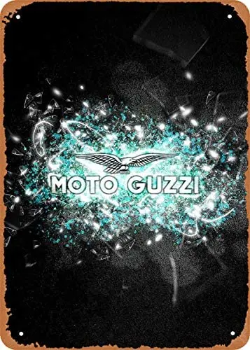 

Metal Sign - Motosport Moto Guzzi - 8 x 12 Vintage Look Tin Sign
