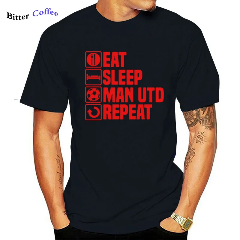 

Funny Eat Sleep Footbalerl Repeat T Shirt Funny Birthday Gift Father's Day Present For Men Quality Cotton Men Tshirt Clothing