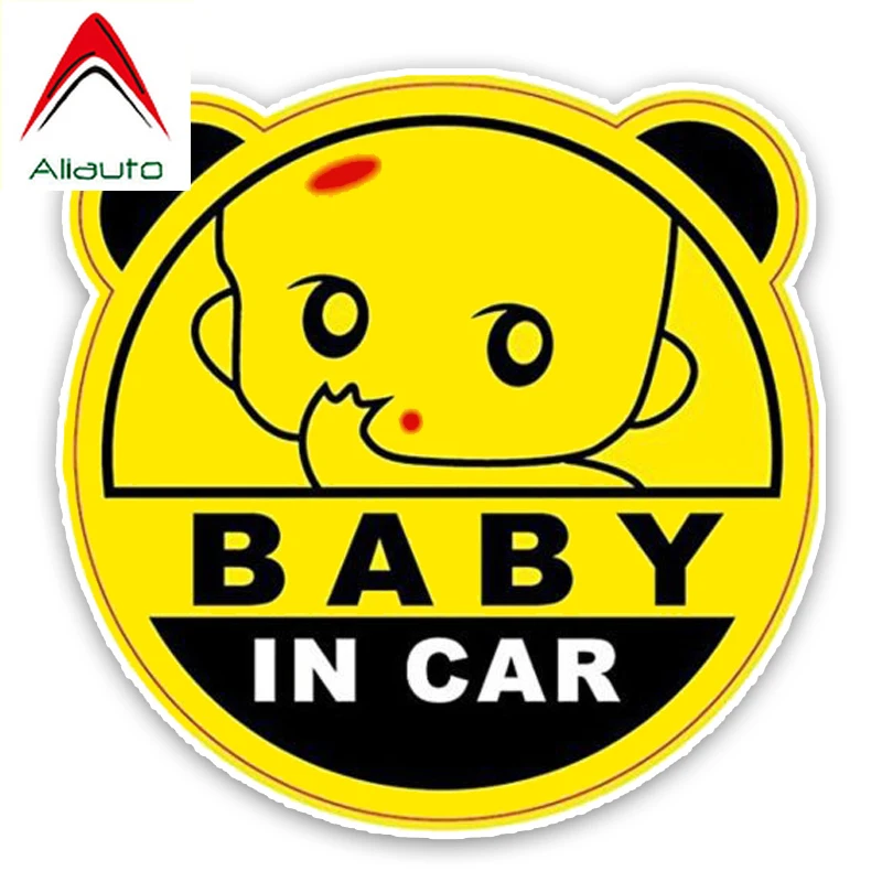 Aliauto Предупреждение неоновая вывеска автомобиля Стикеры ребенка в