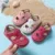 Летние детские сандалии для маленьких девочек; Обувь для малышей с мягкой подошвой; Детские пляжные сандалии из натуральной кожи - изображение