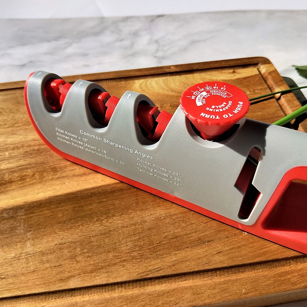 4 Stages Professional Kitchen Sharpener Angle Adjustable Knife Multifunction Sharpening Stone Grinder | Дом и сад