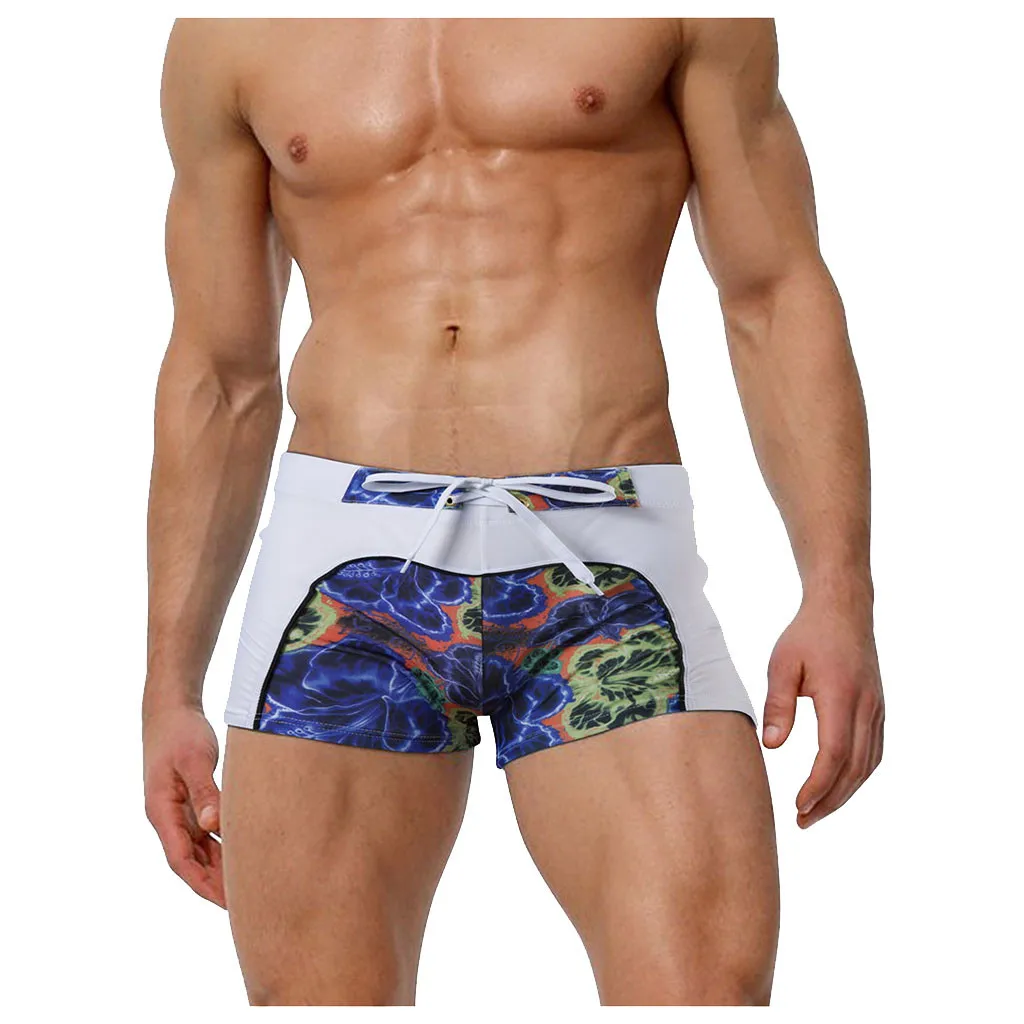 В стиле пэчворк и мультяшным цветочным узором флага пляжный спортивные трусы