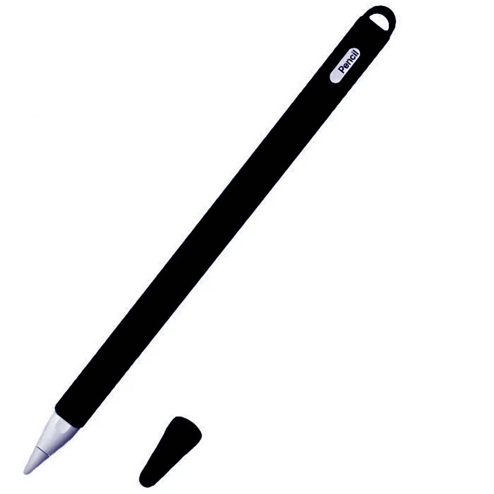 04 pencil 2 hei Для Apple Pencil 2 Чехол Мягкий силиконовый держатель стилус чехол совместимый для Apple Ipad планшет стилус защитный чехол - Цвет: 04 pencil 2 hei