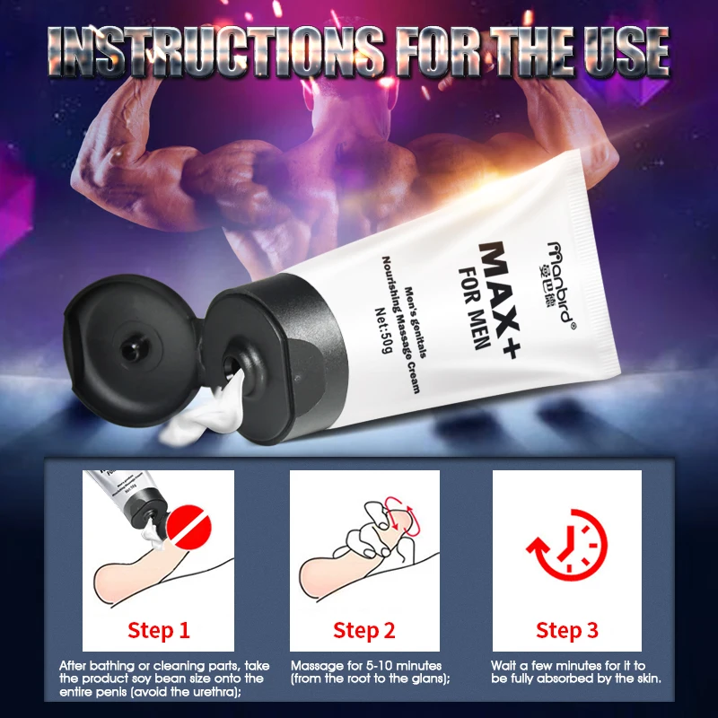 Комплект из 3 предметов для мальчиков постарше крем увеличения пениса