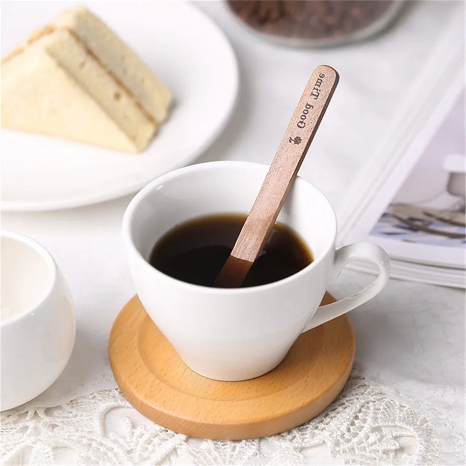 Деревянный ручной работы палочка для перемешивания акация чайник Кофе палочки