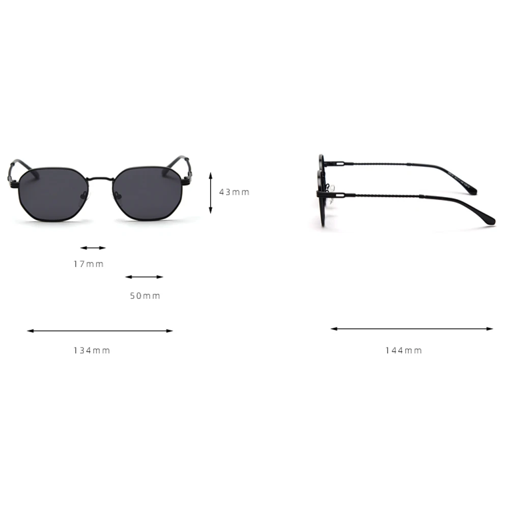 

Peekaboo black square sunglasses men polarized metal brown retro women sun glasses for male driving high quality dropshipping