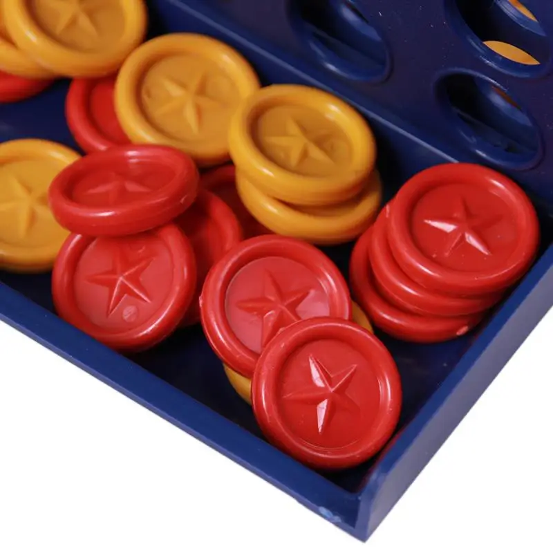 

Educational Toy Chess Children Toys-Bingo Game Four Quadruple Chess Game Board Vertical Blue Vertical Connect Board Checkers Toy