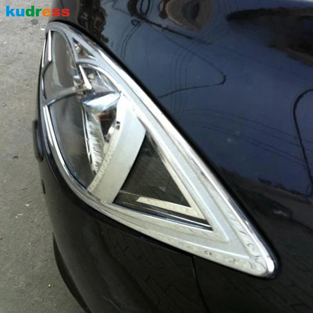 Для MAZDA 6 M6 MK2 2009 2010 2011 2012 ABS хромированная головной светильник абажур для лампы с