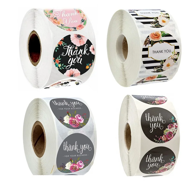 

Gift Sealing Stickers 500pcs Thank you Love Design Diary Scrapbooking Stickers Festival Birthday Party Gift Decorations Labels