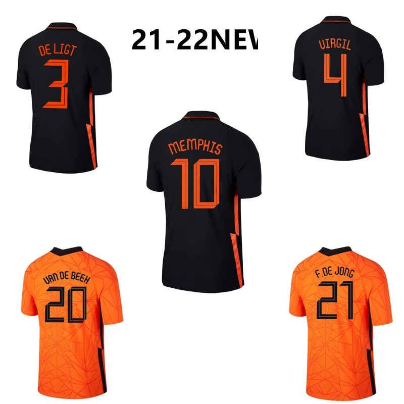 

DUTCH NATIONAL SOCCER TEAM VOETBALSHIRTS 2021 V.PERSIE MEMPHIS VIRGIL DE JONG CAMISA DE TIME Voetbal shirt IN STOCK