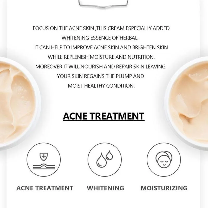 

30g Herbal Repair Acne Whitening Lifting Firming Face Cream Anti Wrinkle Anti Aging Face Fine Lines Treatment Acne Cream Serum