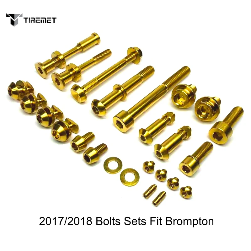 2018 титановые болты набор винтов для Brompton складная велосипедная гарнитура