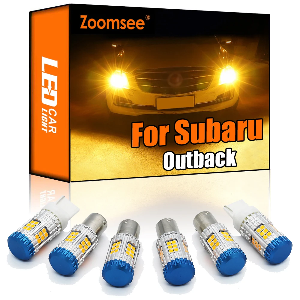 

Zoomsee Canbus For Subaru Outback BE BH BL BP BR BS 1999-2020 No Hyper Flash Error Vehicle LED Turn Signal Light Indicator Bulb