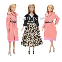 fashion winter 16 bjd doll outfits for barbie clothes parka dress coat jacket shirt skirt 11 5 dolls accessories kids diy toys