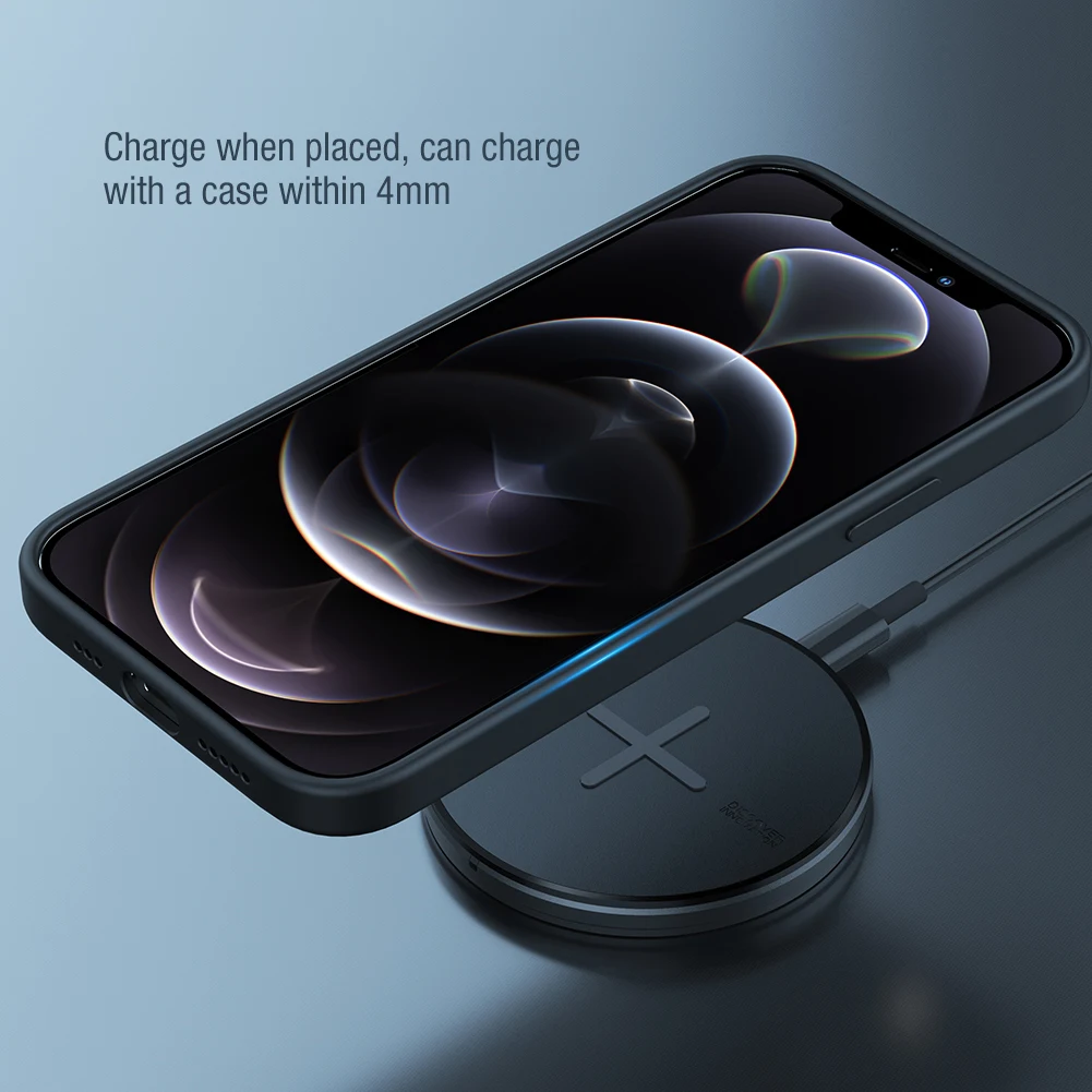 NILLKIN 10 Вт Быстрое беспроводное зарядное устройство Qi для iPhone 12/12 pro быстрая