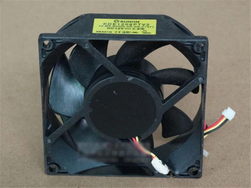 Оптом и продажи Оригинальные SUNON KDE1208PTV2 13.MS. B2500.AR.GN DC12V 2 8 Вт 80x80x25MM сигнализация