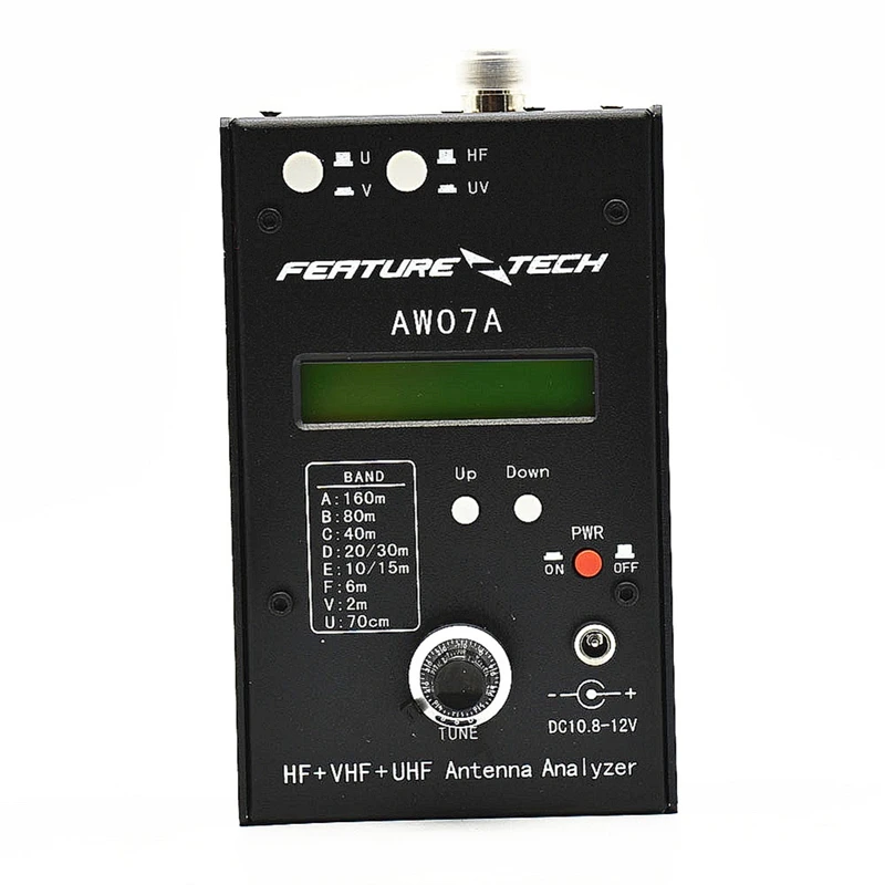 HF +UV AW07A HF/VHF/UHF 160M 490Mhz Impedance SWR Antenna Analyzer Shortwave Ham Radio | Инструменты
