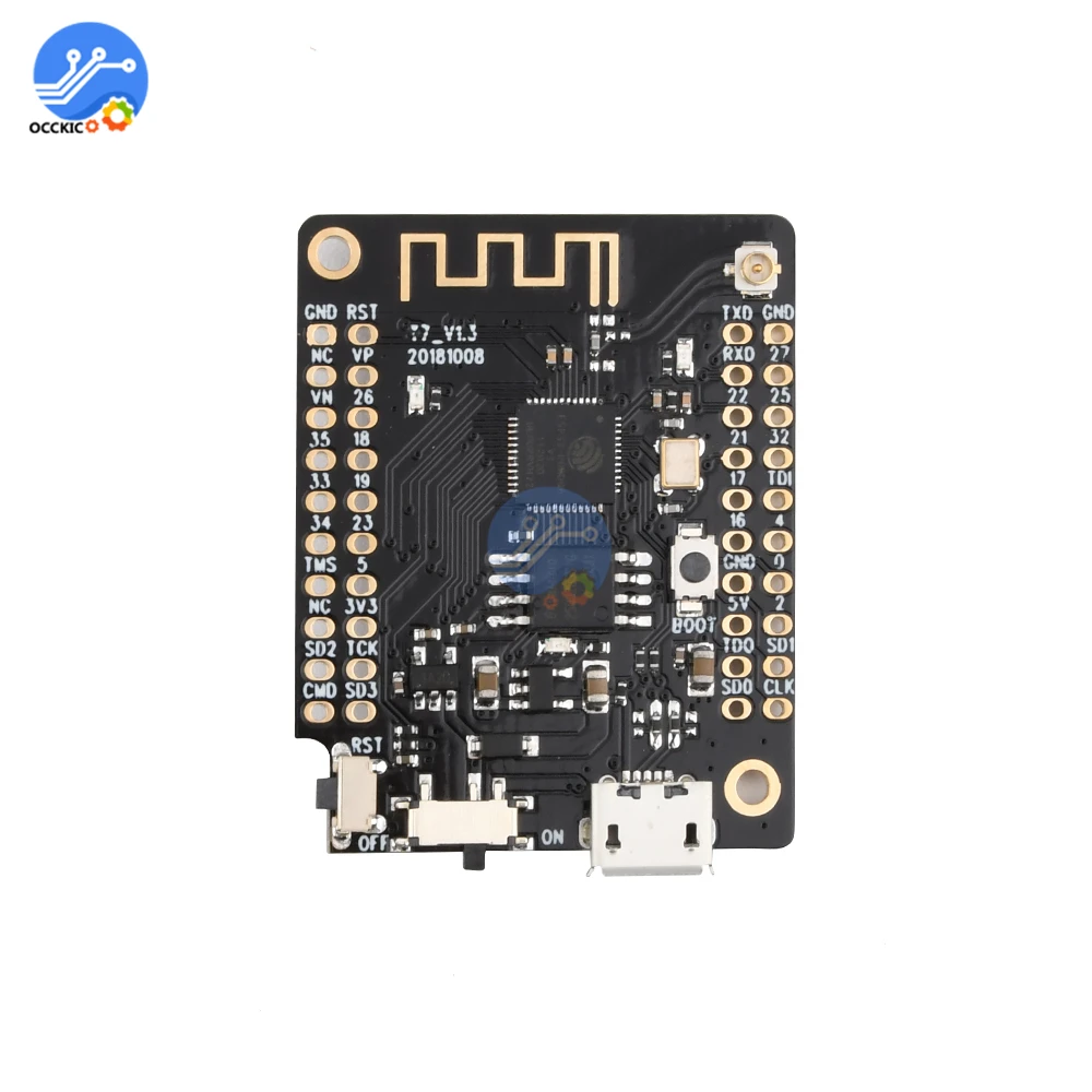 Макетная плата T7 V1.3 MINI32 ESP32 Rev1 (rev one) с поддержкой Wi-Fi и Bluetooth |
