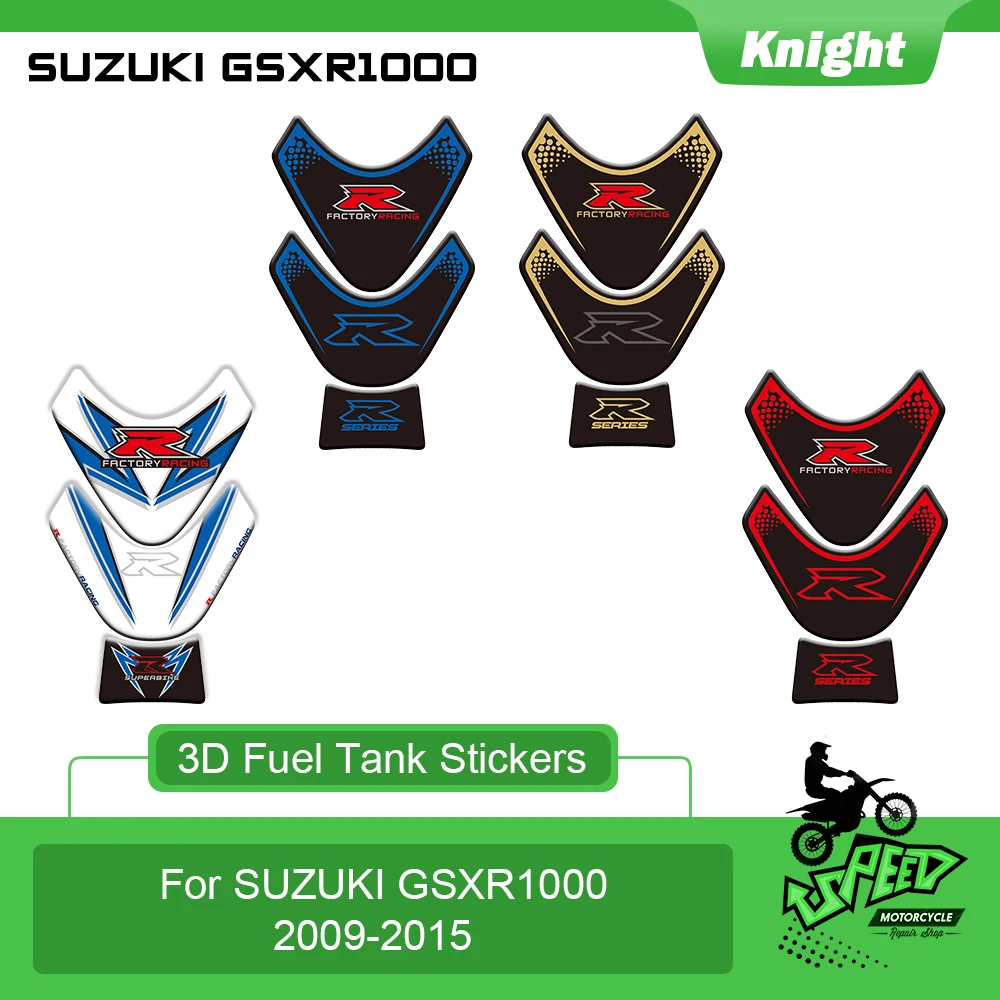 

Motorcycle 3D Fuel Tank Cap Sticker Fishbone Scratchproof Waterproof Protection Decal Suitable for Suzuki GSXR1000 GSX-R 1000