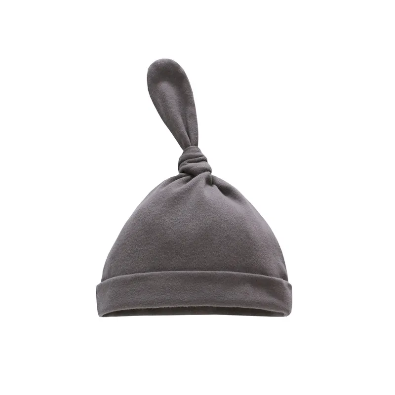 gray CAP Пеленка для новорожденных, хлопковое детское одеяло, постельные принадлежности, милый спальный мешок для младенцев 0-6 месяцев - Цвет: gray CAP