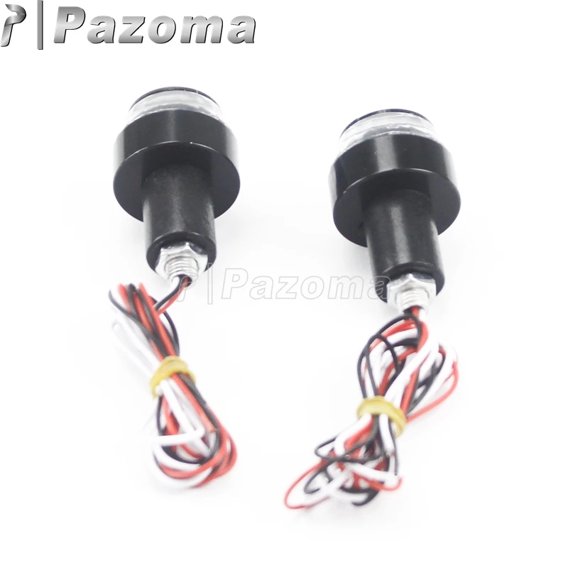 2 шт. универсальные Светодиодные поворотники на руль мотоцикла 22 мм | Автомобили и