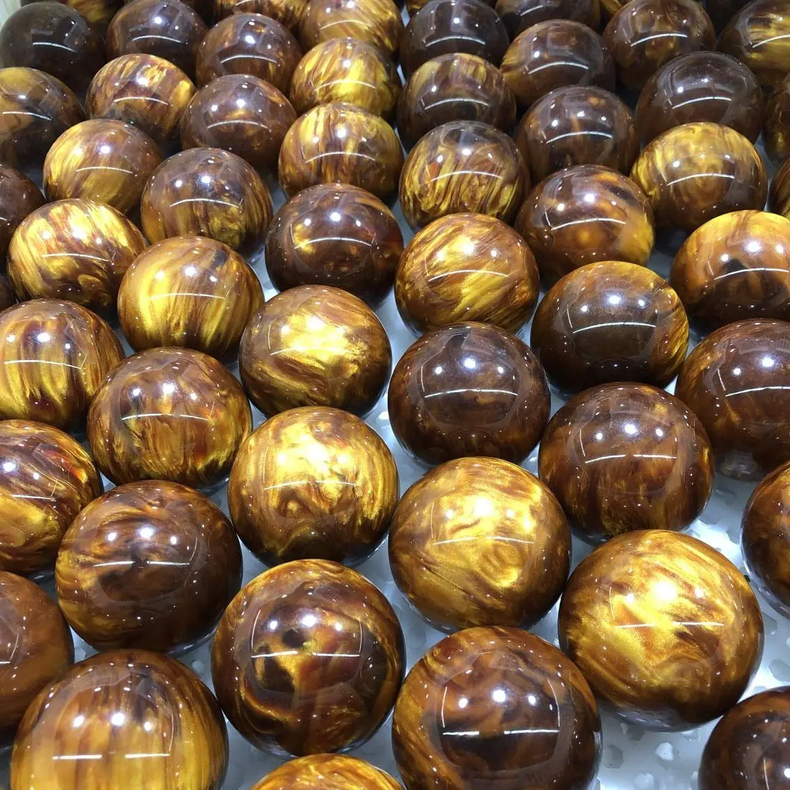 

5cm Beautiful resinous yellow ball sun color Health decoration