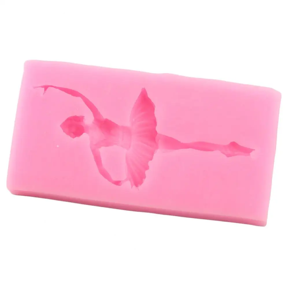 Балетная танцовщица силиконовая форма DIY девушка инструменты для украшения