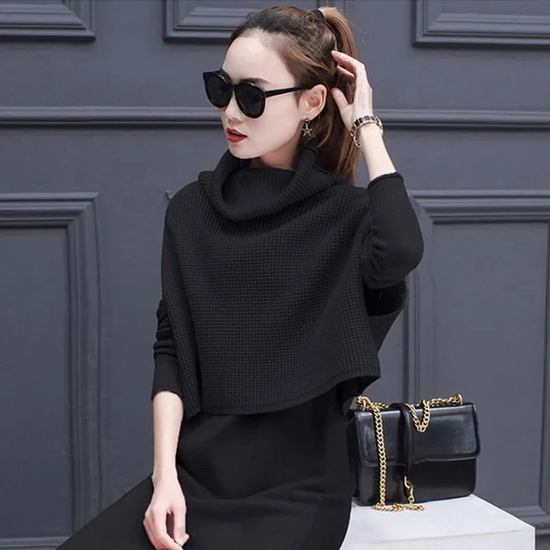 Новинка 2020 осенне зимний женский комплект модный однотонный свитер с высоким