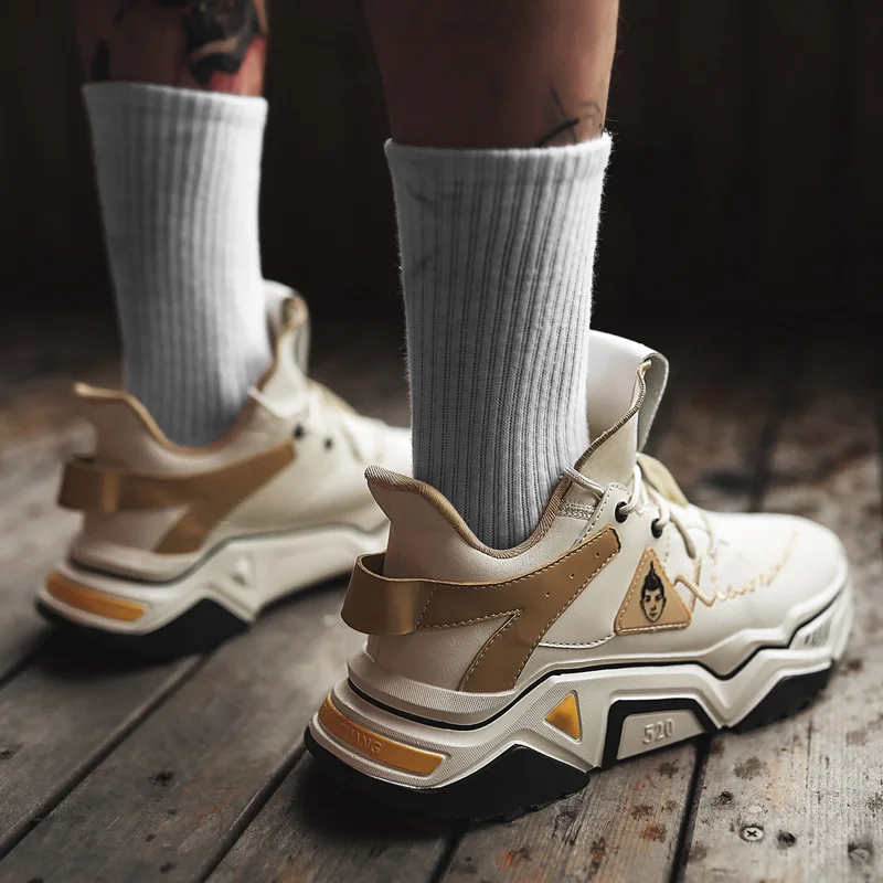 Роскошные кроссовки для тренировок Цвет белый бега Мужская обувь оригинальная