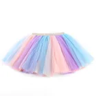 Балетная юбка для девочек, с принтом в виде звезд