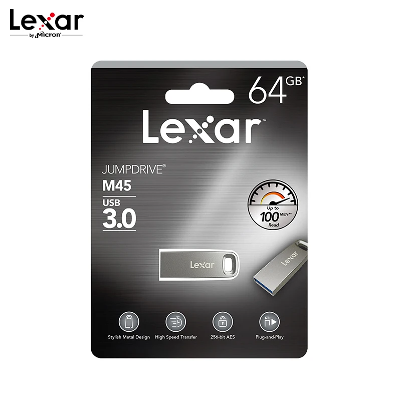 Металлический USB флеш накопитель Lexar 128 Гб 3 0 64 ГБ Флешка 32 usb 16 карта памяти