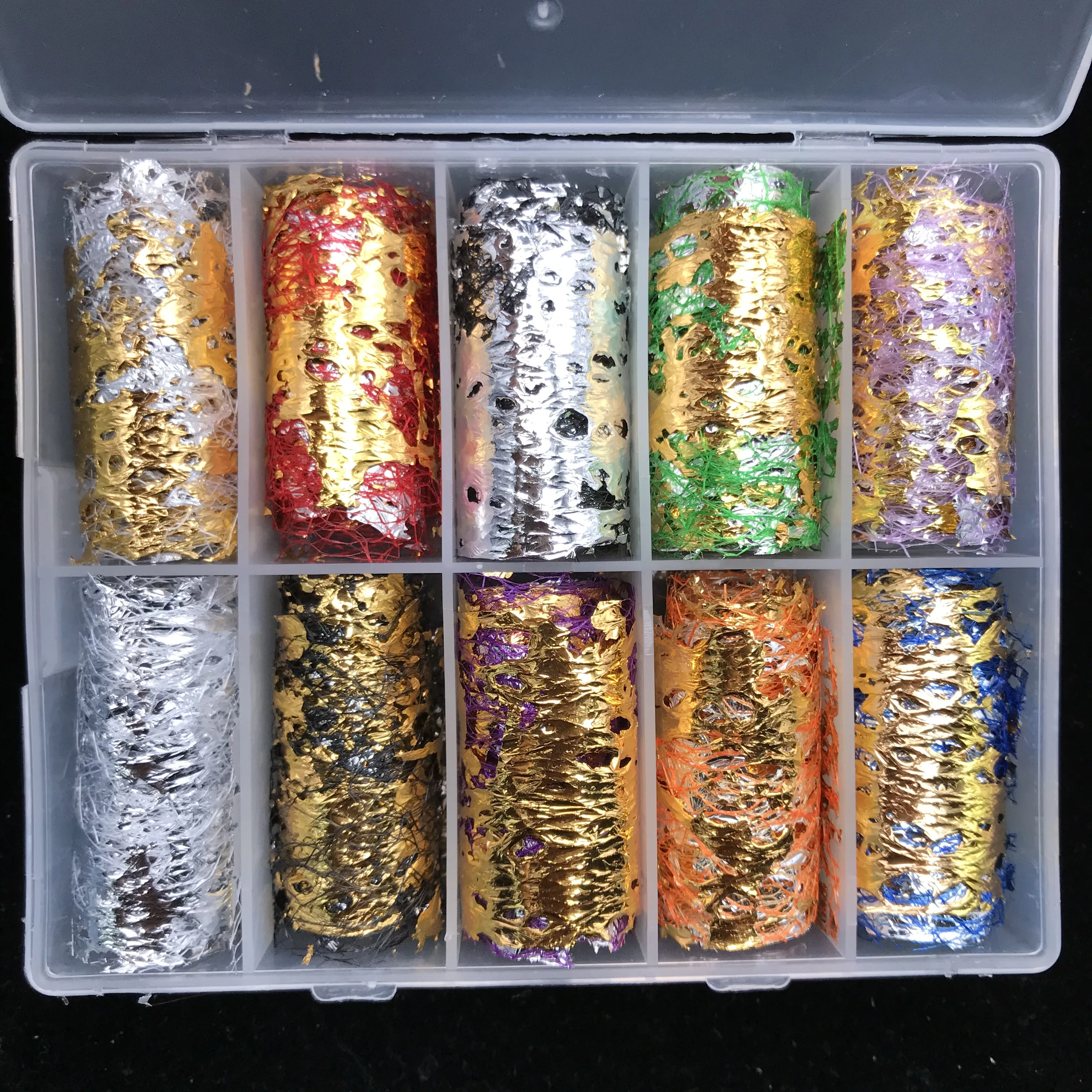 

XueQun 4*100 см Салли дизайнерская Фольга для ногтей