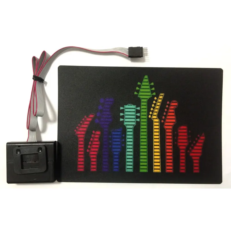 Мигающая музыкальная панель для гитары вечеривечерние картонная светильник кой