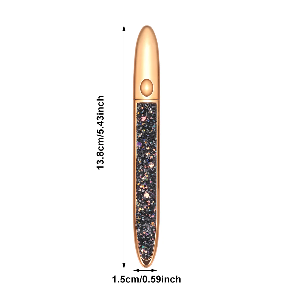 

New 2 In 1 Magic Lash Liner Glue Pen Self-adhesive Non Magnetic No Glue Bling Glitter Liquid Eyeliner Waterproof Eye Makeup Tool