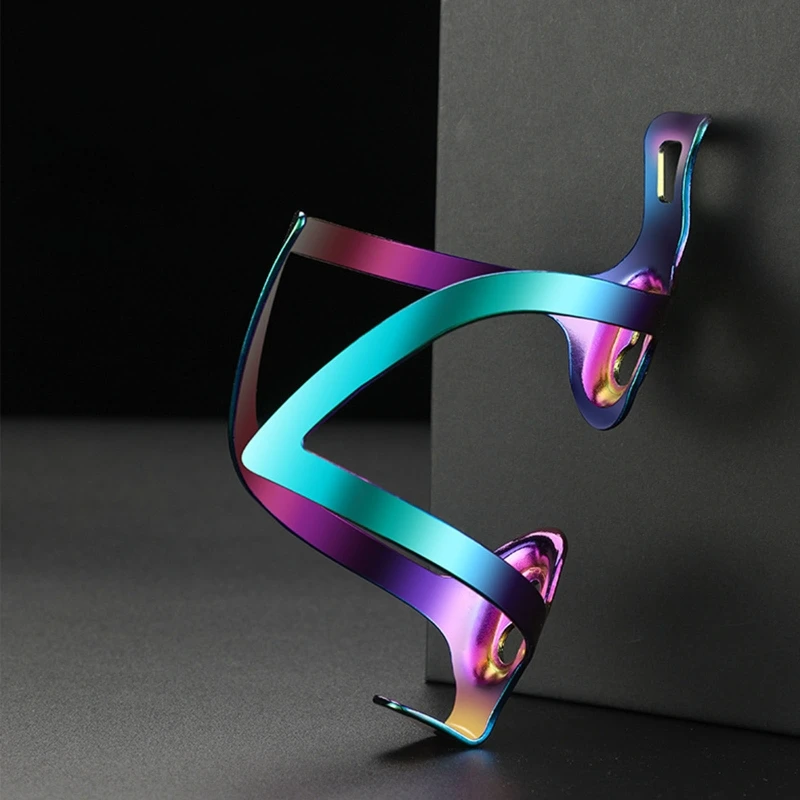 

Positive Opening Colorful Bike Water Bottle Cage Strong Lightweight Aluminium Alloy Sports Cup Holder for Mountain Bike