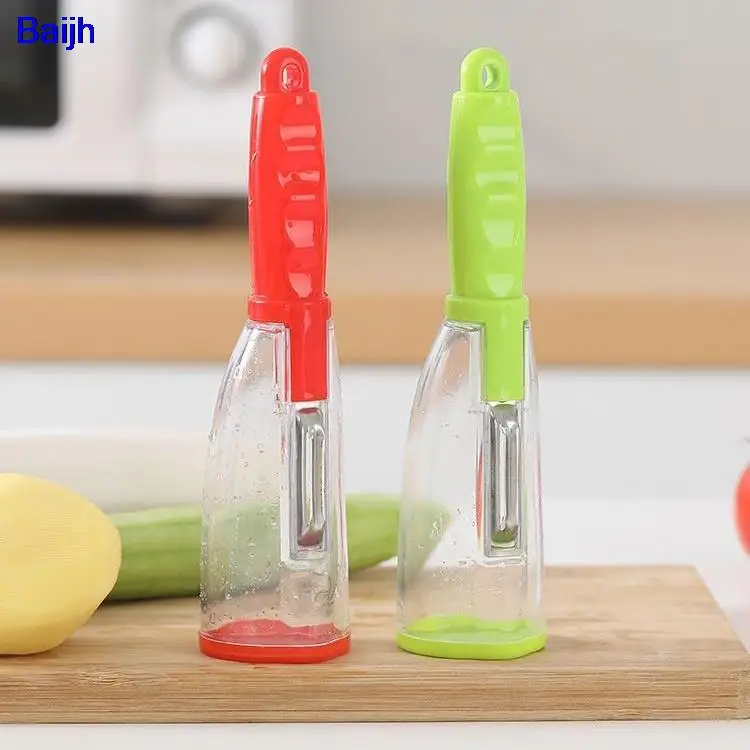 

Stainless Steel Multi-functional Storage Peeler With A Container For Potato Cucumber Carrot Fruit Vegetable Peeler Kitchen Tool