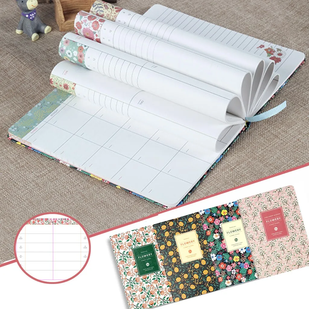 Гостевая книга планировочный блокнот цветная обложка еженедельный каждый месяц