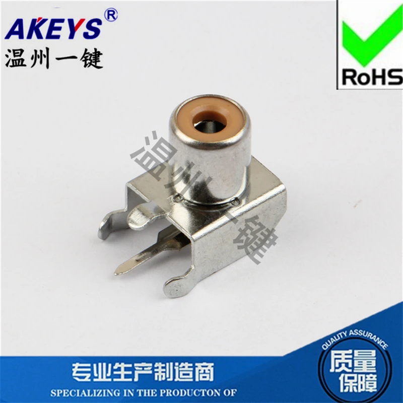Гнездо для сердечника AV Lotus Seat AV1-8.4-3B 4-футовое гнездо RCA печатная плата с одним