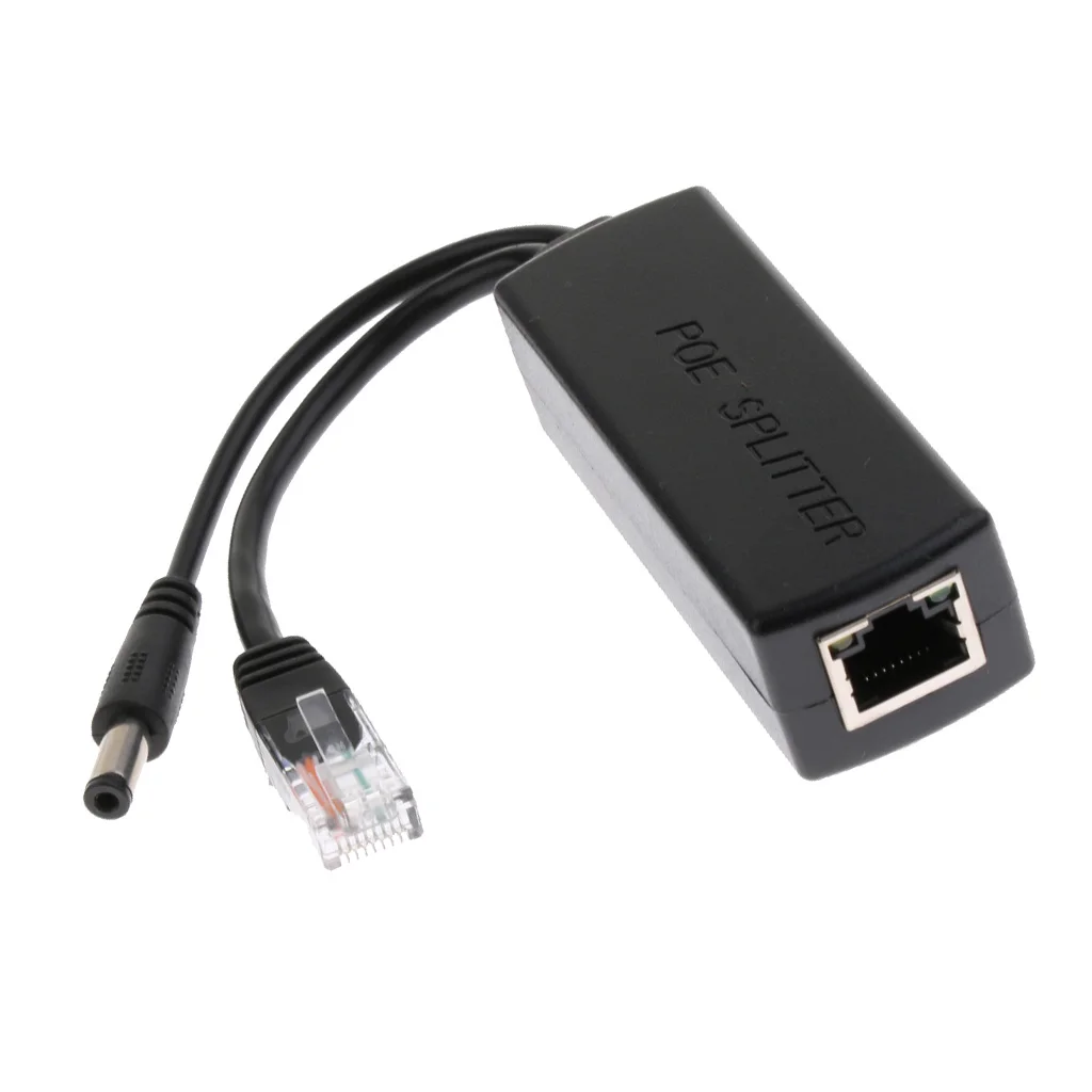 1 шт. активный 12 В PoE мощность по Ethernet сплиттер адаптер IEEE 802.3af 10/100 Мбит/с|Точки