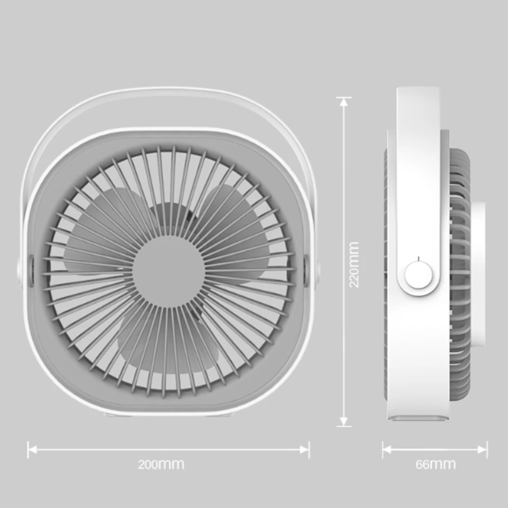 

6 Inch USB Desktop Fashion Mini Charging Fan Handheld Portable