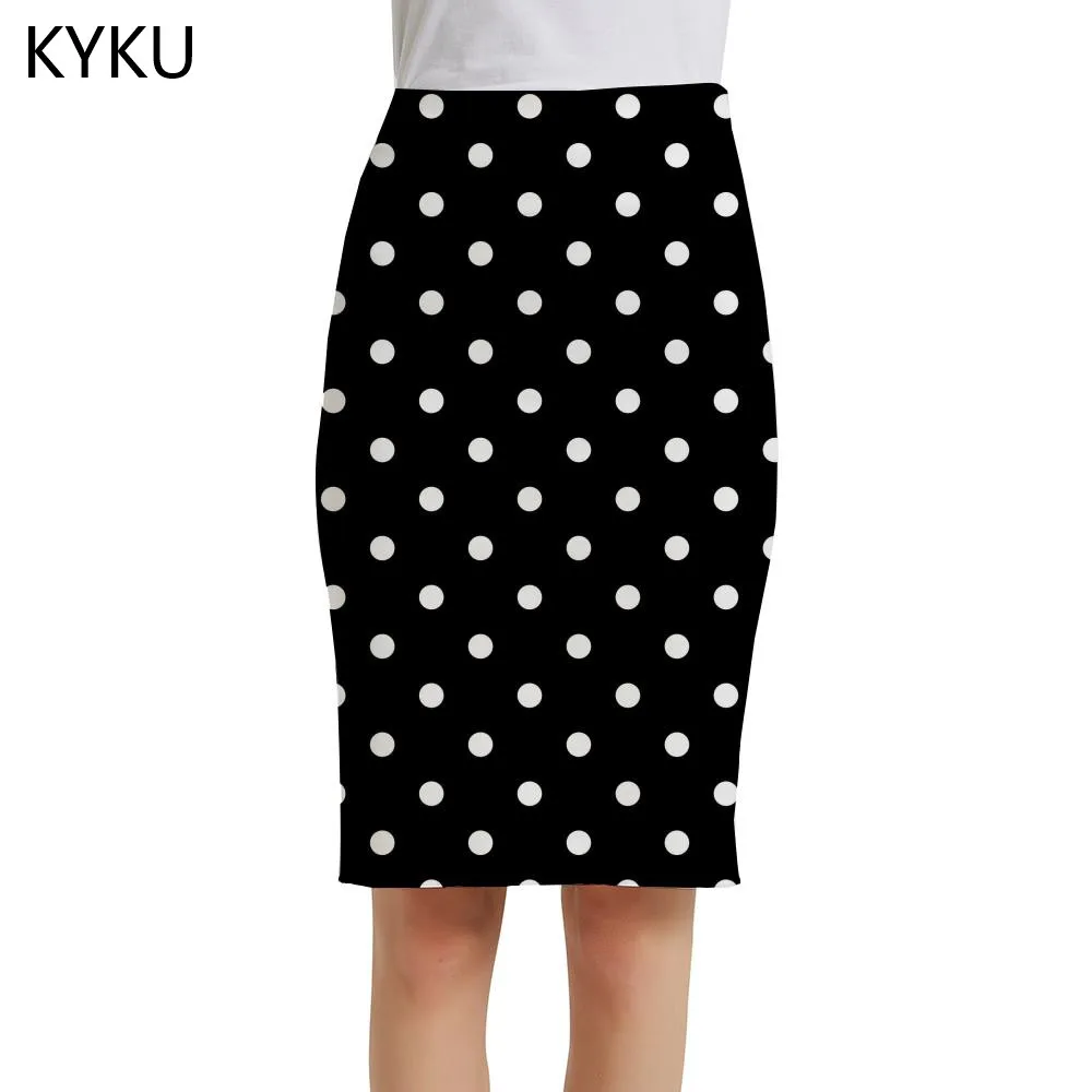 

Юбка женская черно-белая с цветочным принтом, в стиле Харадзюку