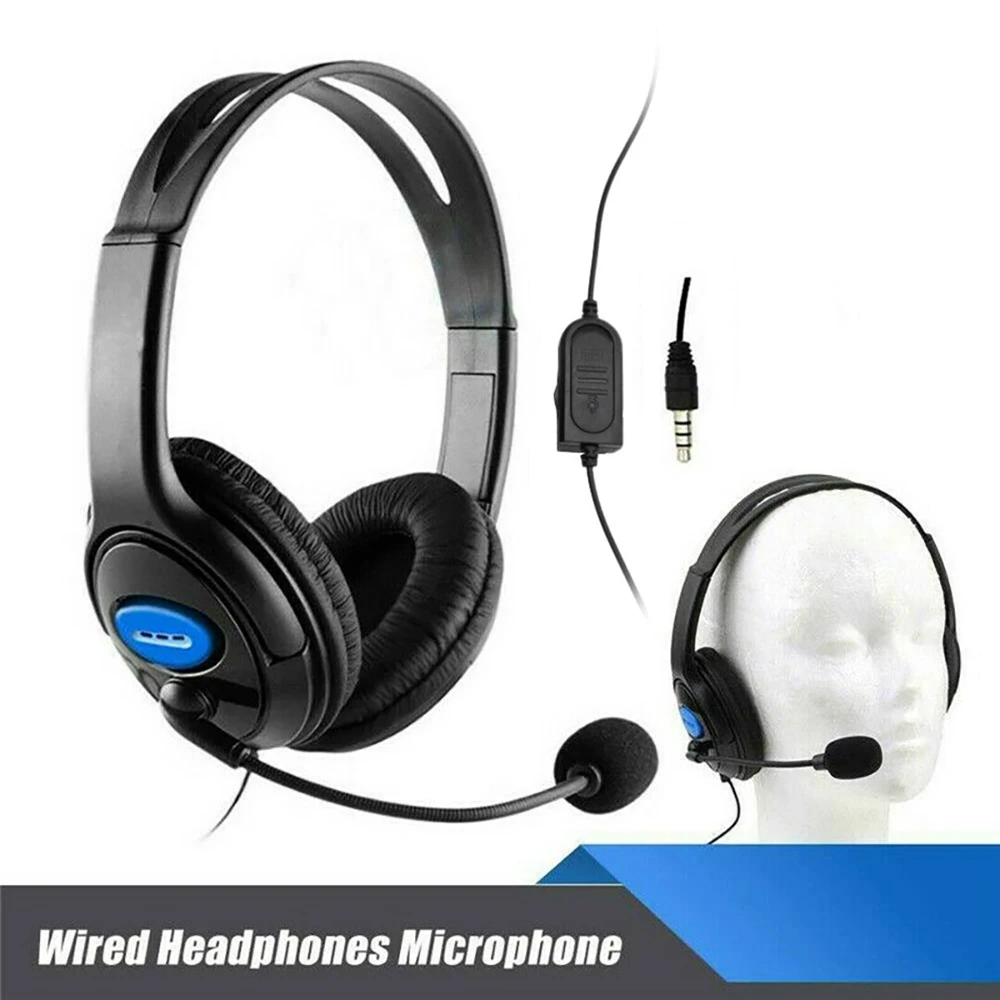 

3.5mm Wired Gaming Headset With Microphone Noise Isolating Earphone 40mm Driver Bass Stereo for Gamer Laptop PC Gaming Headphone