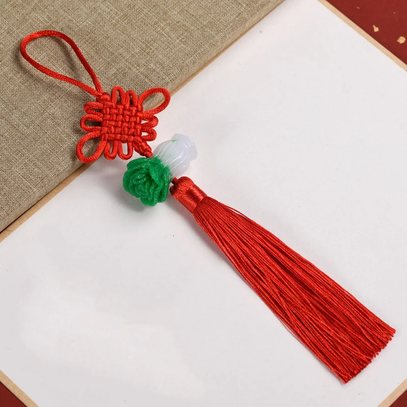 Красный китайский узел украшение на Лунный Новый год