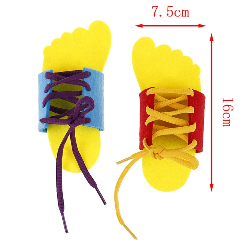 1 пара детские развивающие игрушки для детей ясельного возраста на шнуровке