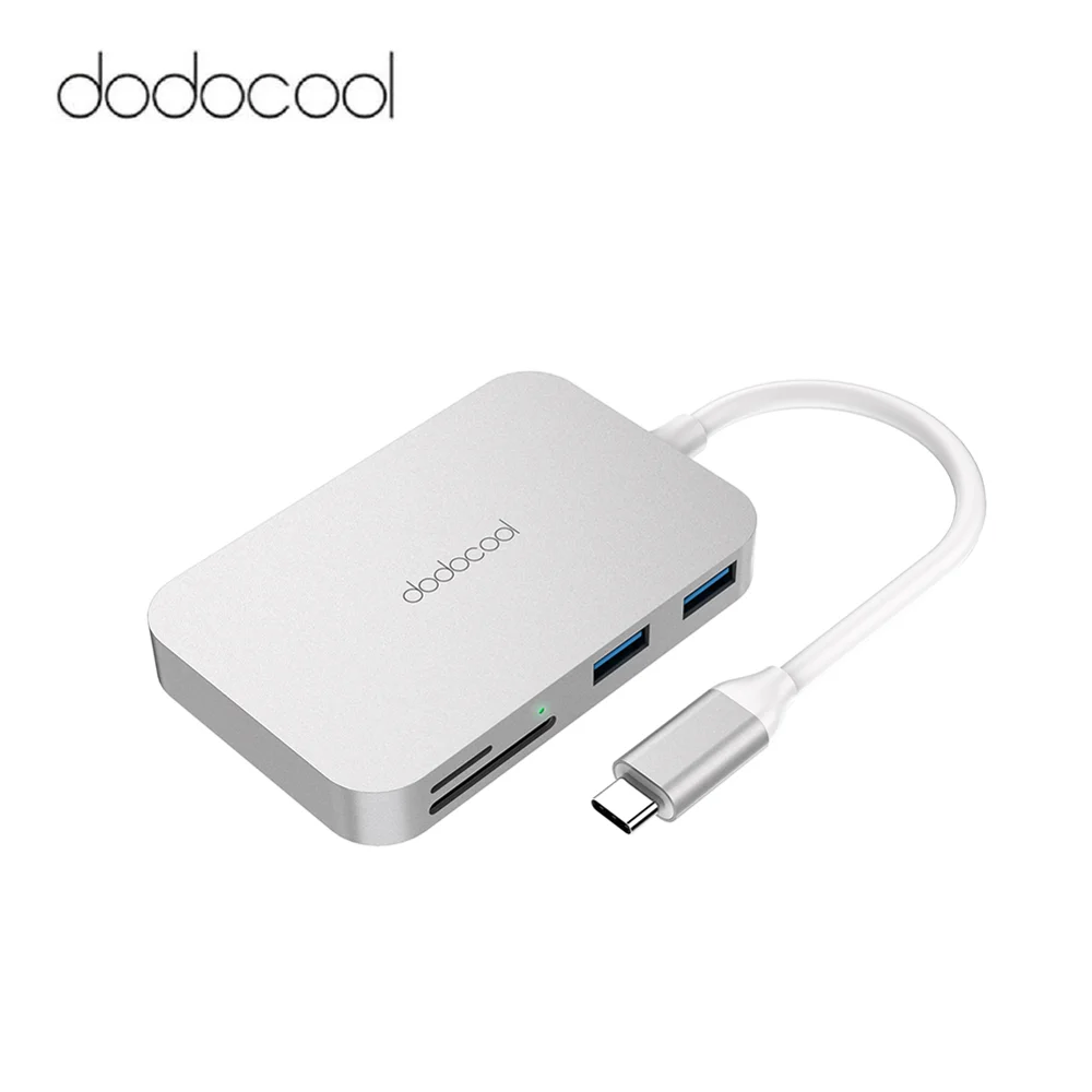 USB-концентратор dodocool 6 в 1 USB Type-C 3 0 для MacBook Pro Samsung Galaxy S9 Huawei P20 | Компьютеры и офис