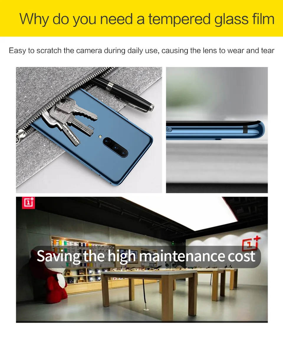 SmartDevil Защитная пленка для объектива из закаленного стекла для oneplus 7 камеры стеклянная пленка для oneplus 7 pro HD объектив Защитная стеклянная пленка