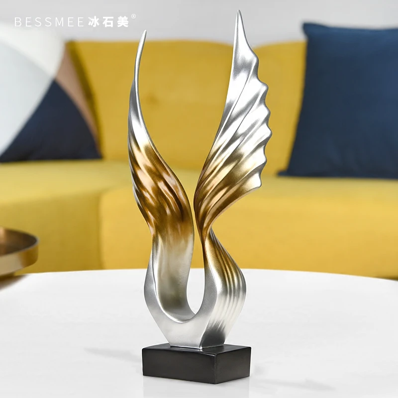 Miniature Eagle Statues Nordic Resin Carving Art Unique Home Decoration Animals Modern Crafts Quill Figurines Ornaments KK60HD | Дом и сад