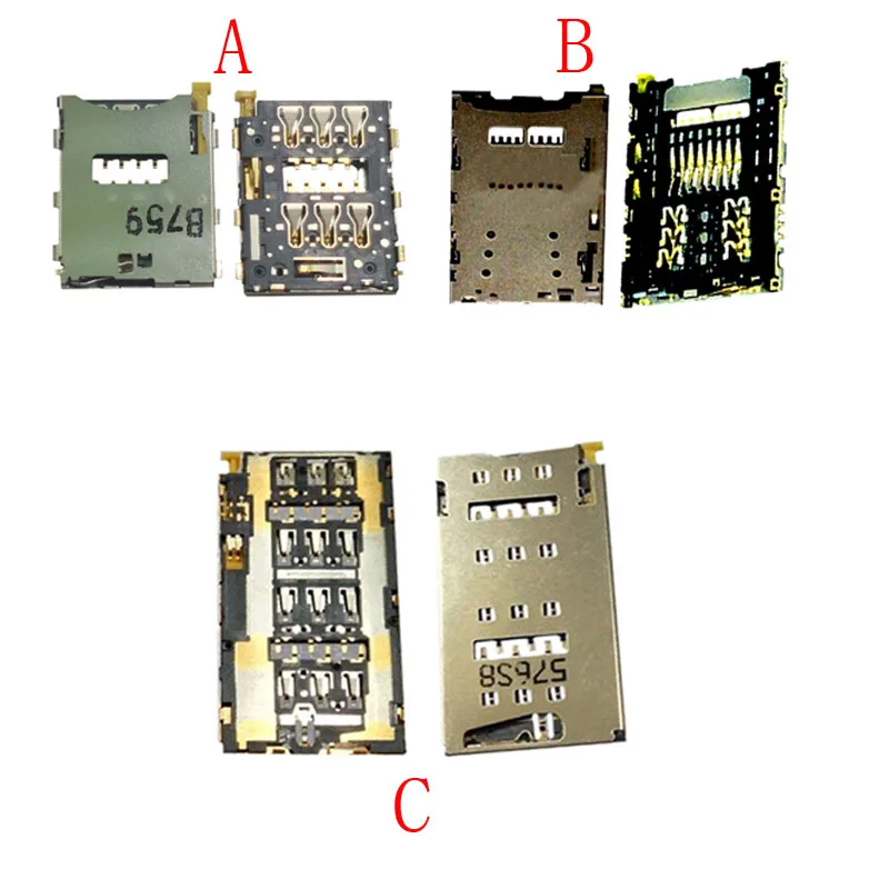 1 шт., разъем для чтения Sim-карт Sony Xperia Z4 E6553 E6533 Z3 + Z3 Plus Z3Plus SOV31 1 шт., разъем для чтения Sim-карт Sony Xperia Z4 E6553 E6533 Z3 + Z3 Plus Z3Plus SOV31